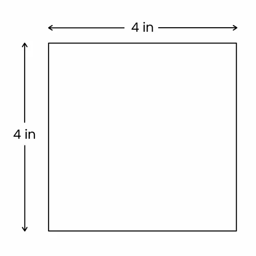 4.00 x 4.00 in